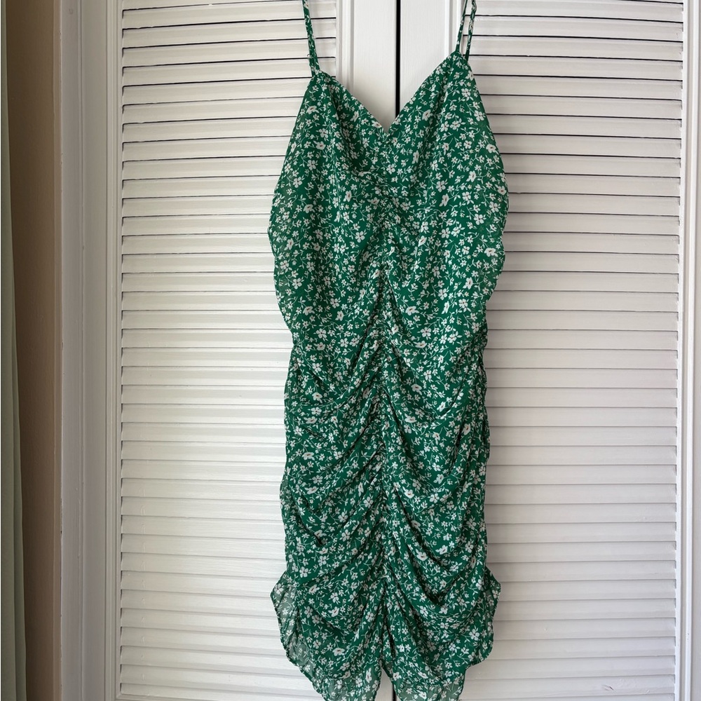 Lulu's Emerald Green Dress